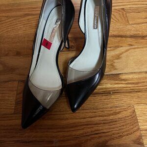BCBG Side Cut Black Pump